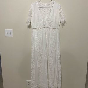 NEW! Boho white dress